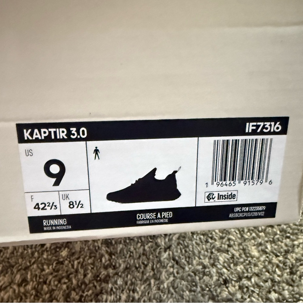Adidas Kaptir 3.0 Sneakers in Black
